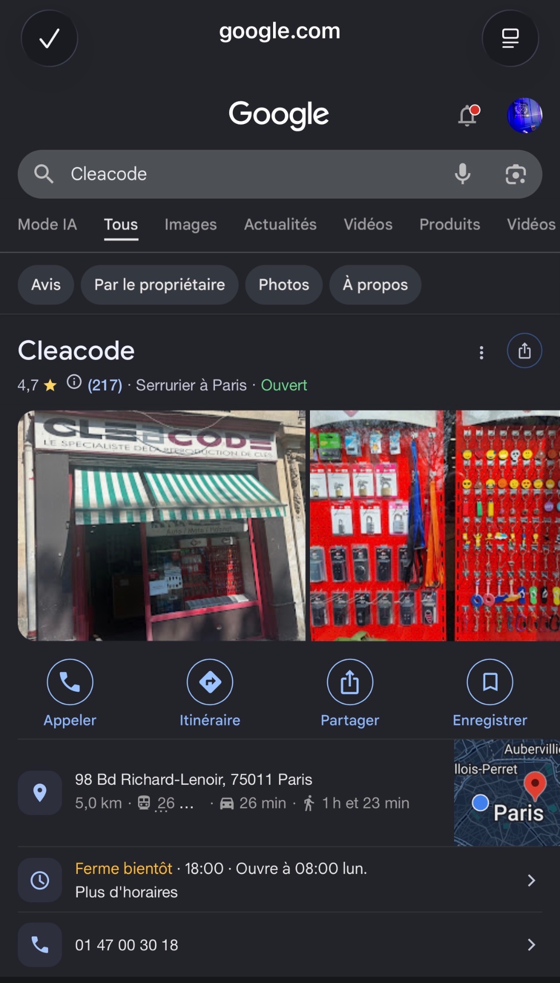 Façade CleACode — 98 boulevard Richard-Lenoir, 75011 Paris